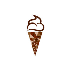 icecream illustration minimal simple design 