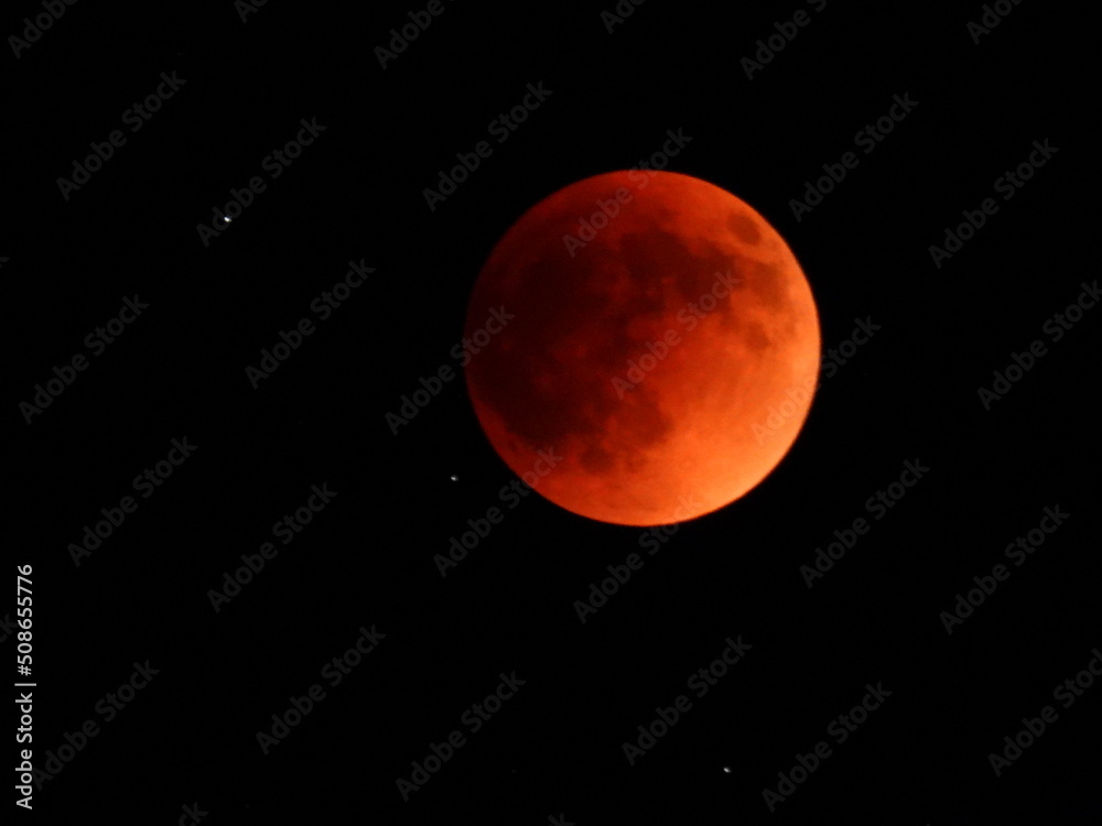 Wall mural lunar eclipse