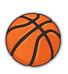 orange basketball ball