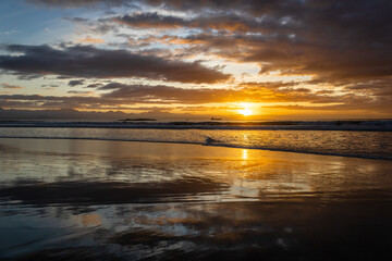 Fototapeta na wymiar Coastal South African Sunrise. (Diaz Beach)