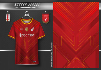 Soccer jersey design for sublimation, sport t shirt design