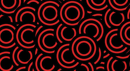 Round circle pattern background