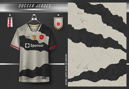 Soccer jersey design for sublimation, sport t shirt design