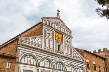 Obraz premium San Miniato al Monte Basilica in Florence, Italy
