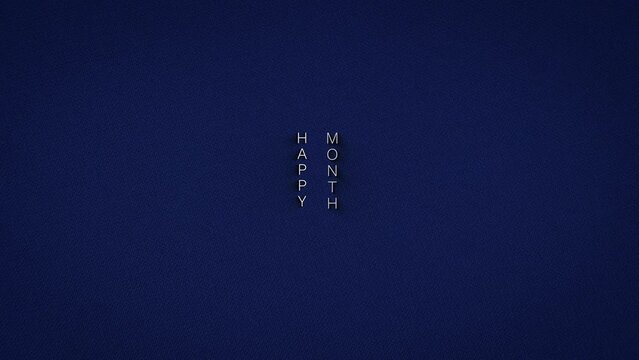 Happy Pride Month loop animation with texture.