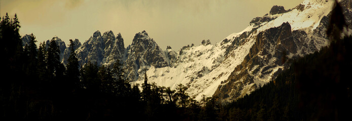 Mountain ,Nature and House  Barhal,Artvin, Turkey