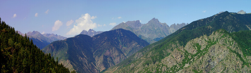 Mountain ,Nature and House  Barhal,Artvin, Turkey