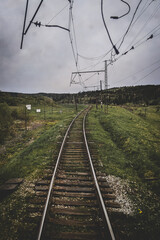 railway in the mountains