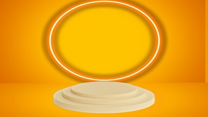 Abstract background, mock up scene geometry shape podium for product display.