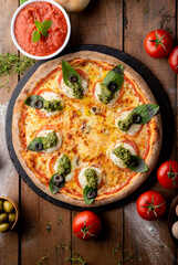 pizzas varios sabores deliciosa 