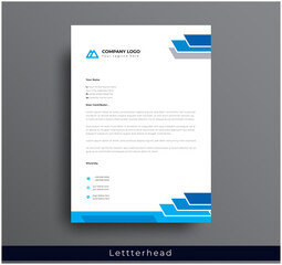 Modern Creative & Clean business style letterhead bundle of your corporate project design.set to print with vector & illustration. corporate letterhead bundle.