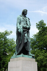 Friedrich Schiller monument from 1863 in Hannover Germany