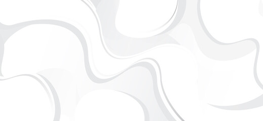 White gradient background wave. space design concept. Decorative web layout or poster, banner.