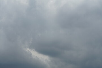 Wolken Himmel kurz vor oder nach einem Gewitter mit Regenschauer