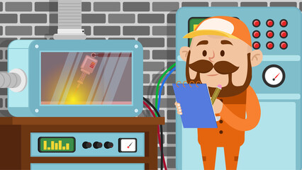 Product research cartoon style