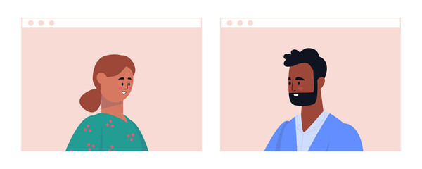 Conference video call