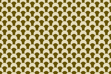 Elegant waves pattern original scales motif seamless classic background. Modern Japanese style fabric design textile swatch all over print block.