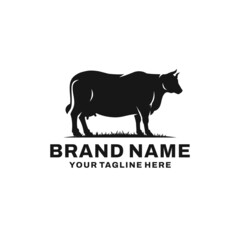 Cow farm logo
