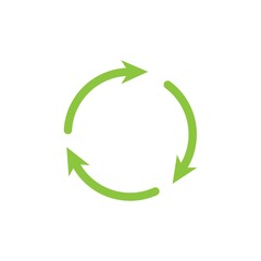 Eco leaf on a white background. Vector illustration