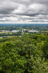 Point de vue sur le bocage normand depuis la Petite Chapelle Saint-Michel à Mortain