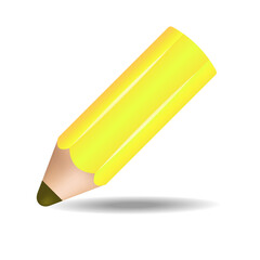 Pencil. School design. Office design. Vector illustration
