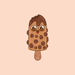 Ice cream cute character