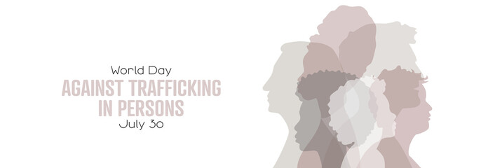 World Day Against Trafficking In Persons banner.