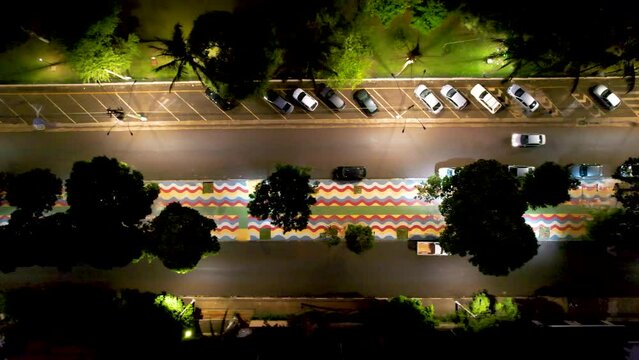 Cravinhos, S&atilde;o Paulo, Brazil - Circa May 2022: Parque Ecol&oacute;gico Dr. Armando and Renato Pagano, Cravinhos, state of S&atilde;o Paulo. drone aerial image