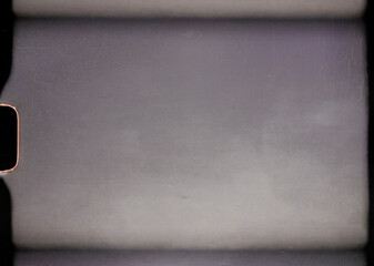 empty 8mm film frame with dust, retro film border overlay. super 8 template.