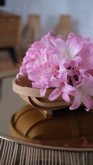 pink flower decoration