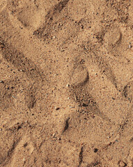 Sand on the beach texture close up