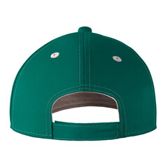 A Back View Stylish Sport Hat Mockup In Classic Green Color. To make your designs come alive,...