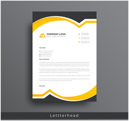 Modern Creative & Clean business style letterhead bundle of your corporate project design.set to print with vector & illustration. corporate letterhead bundle.