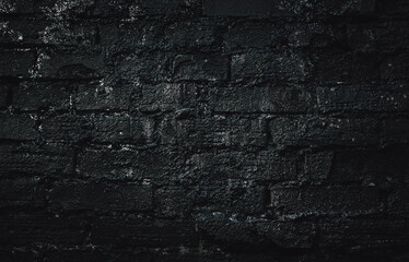 Dark brick. Black texture. Stone background. Dark marble. Rock texture. Rock surface with cracks. Rock pile. Paint spots wall. Grunge Rough structure. Abstract texture.