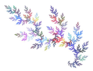a fractal branch, fractal pattern, computer generated
