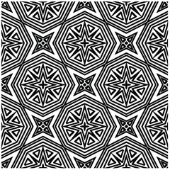 Abstract background with black and white pattern. Unique geometric vector swatch. Perfect for site backdrop, wrapping paper, wallpaper, textile and surface design. 