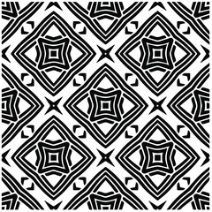 Abstract background with black and white pattern. Unique geometric vector swatch. Perfect for site backdrop, wrapping paper, wallpaper, textile and surface design. 