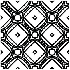 Abstract background with black and white pattern. Unique geometric vector swatch. Perfect for site backdrop, wrapping paper, wallpaper, textile and surface design. 