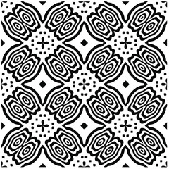 Abstract background with black and white pattern. Unique geometric vector swatch. Perfect for site backdrop, wrapping paper, wallpaper, textile and surface design. 