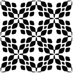 Abstract background with black and white pattern. Unique geometric vector swatch. Perfect for site backdrop, wrapping paper, wallpaper, textile and surface design. 