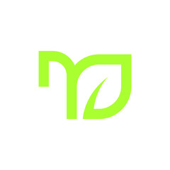 NP Leaf Logo Design  © bagja