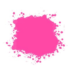 pink watercolor splashes