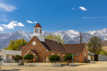 Church of the Nazarene in beautiful  Lone Pine town, California.