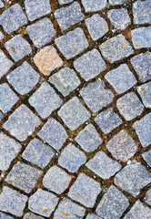 Cobblestone array with one standout stone
