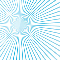 blue sunburst background