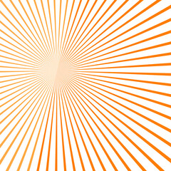 orange sunburst background