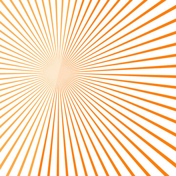 Orange Sunburst Background