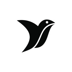 Naklejka premium Bird logo