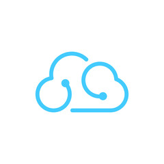 Obraz premium could connection logo
