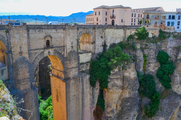 View of the famous stone bridge 